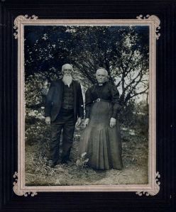 my not smiling great grandparents 