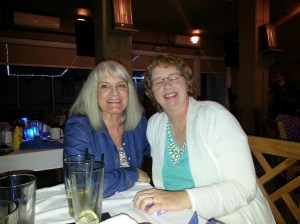 dining out with Cheryl