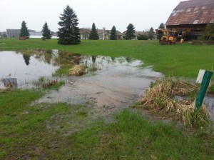 the rain has to go somewhere