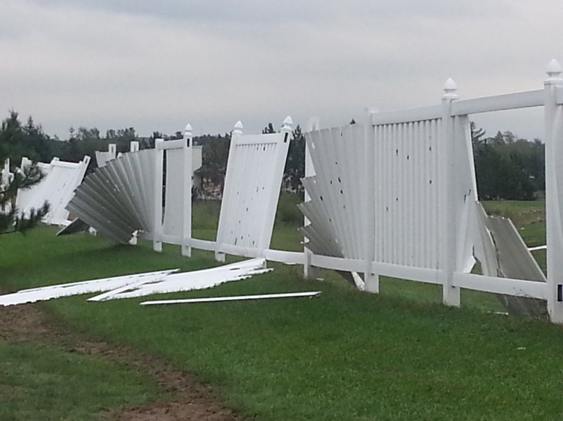 this fence will not go up again