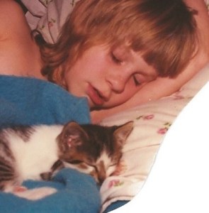 Julia and Rebel, asleep for the moment. 