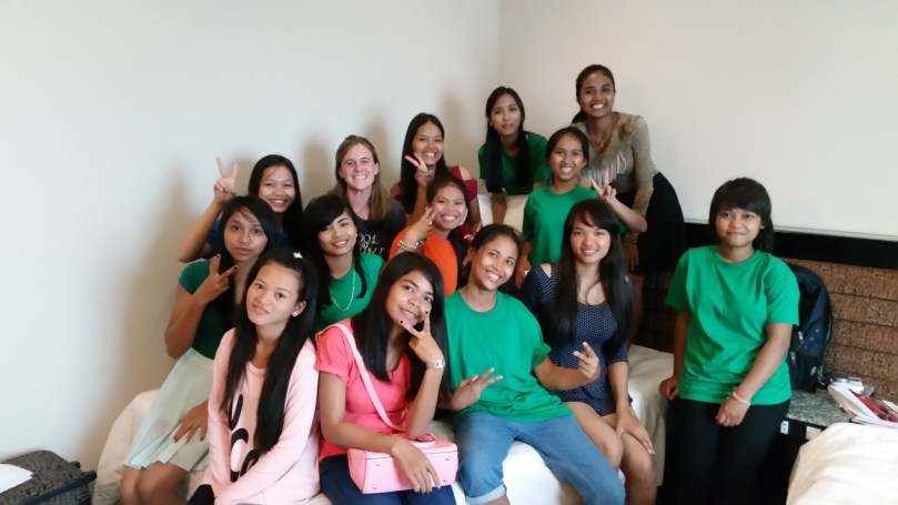 A great group of girls make a great discussion.