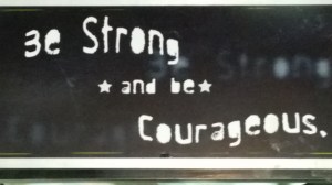sign in Digby's cafe and a good saying to remember