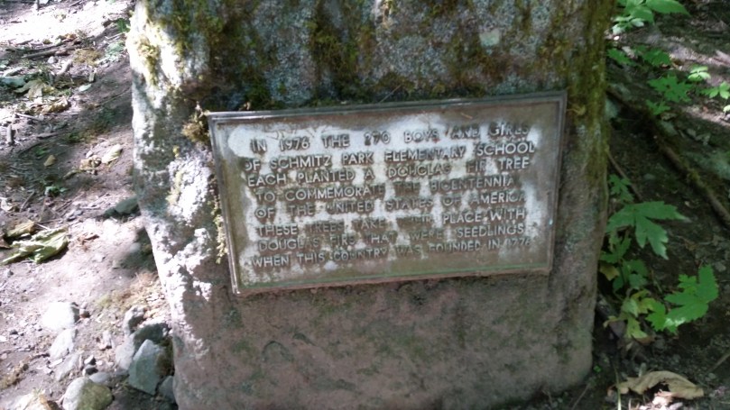 Enter the park with a bit of history.