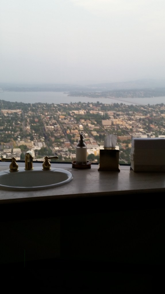 Yeah, this was the Ladies Room view.  