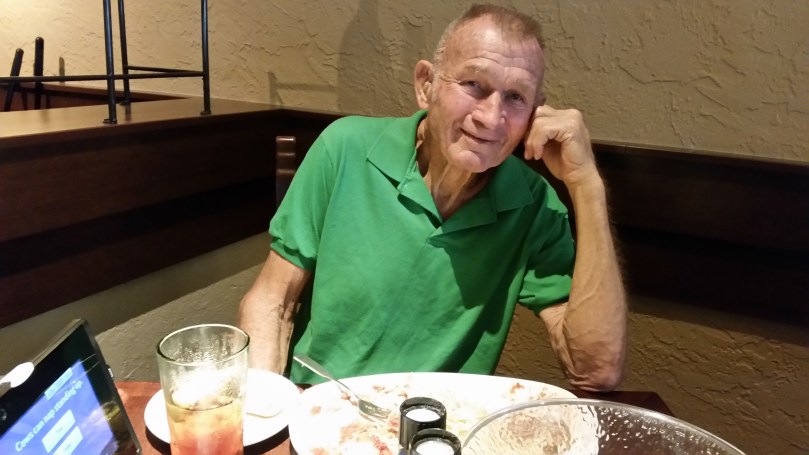 Here you go, birthday boy!  Not bad for 80+.